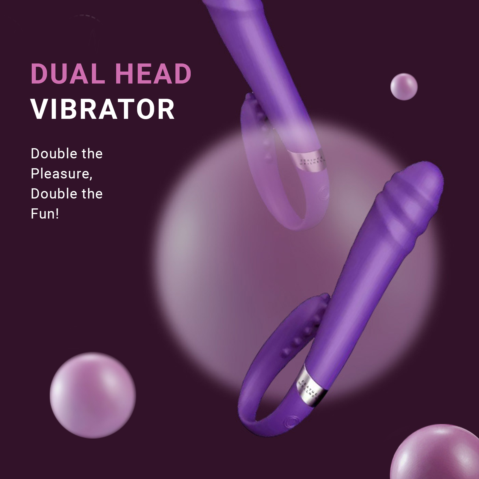 Dual Vibrating Firm Massager - Feather Wellness Dual Vibrating Firm Massager - Feather Wellness