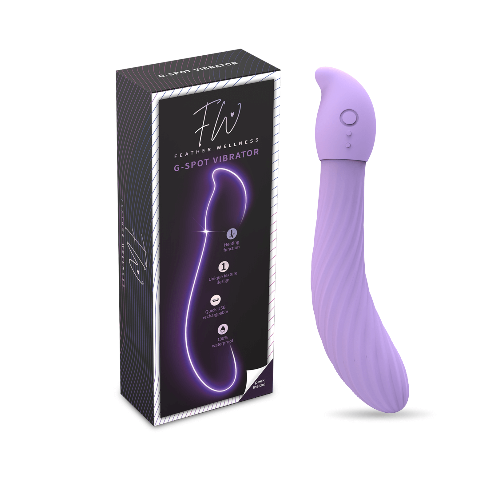 G-Spot Vibrator - Feather Wellness G-Spot Vibrator - Feather Wellness